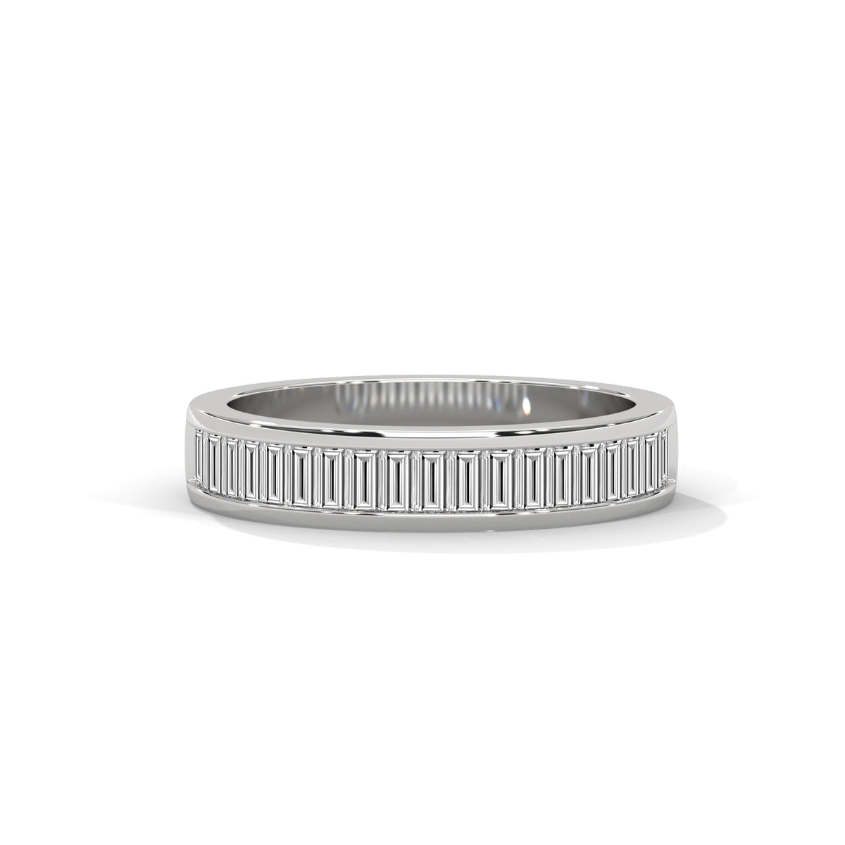 Glacier Channel Baguette Ring