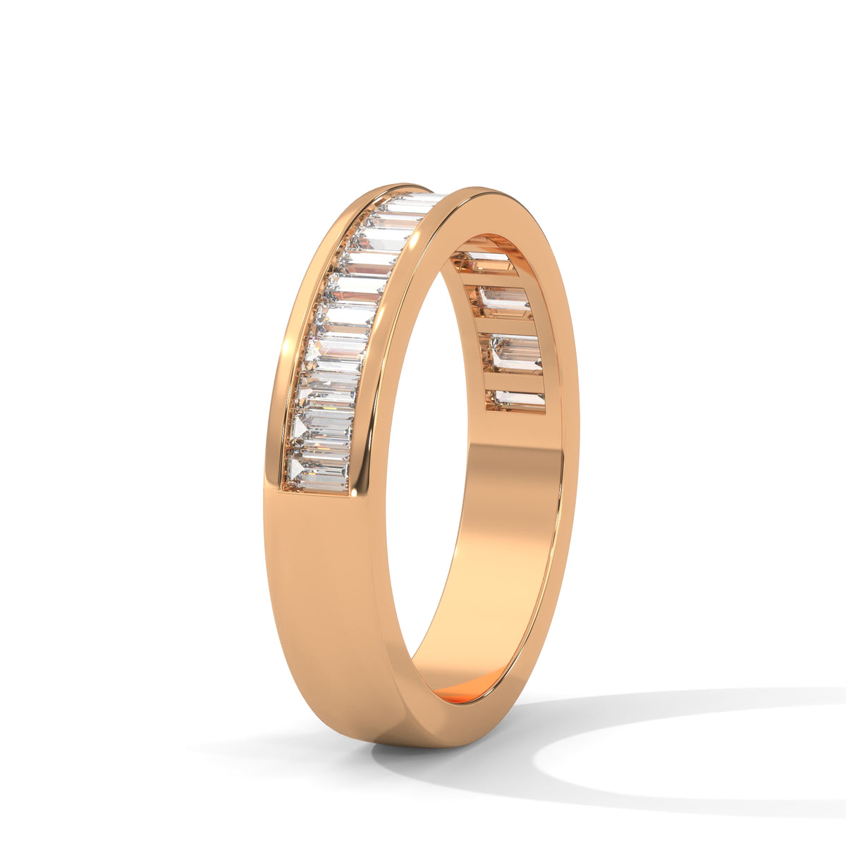 Glacier Channel Baguette Ring
