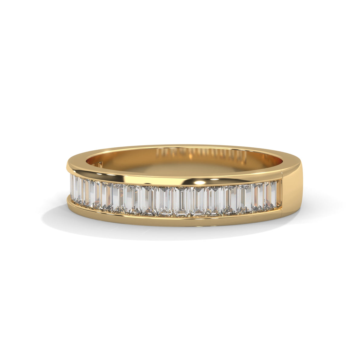 Glacier Channel Baguette Ring