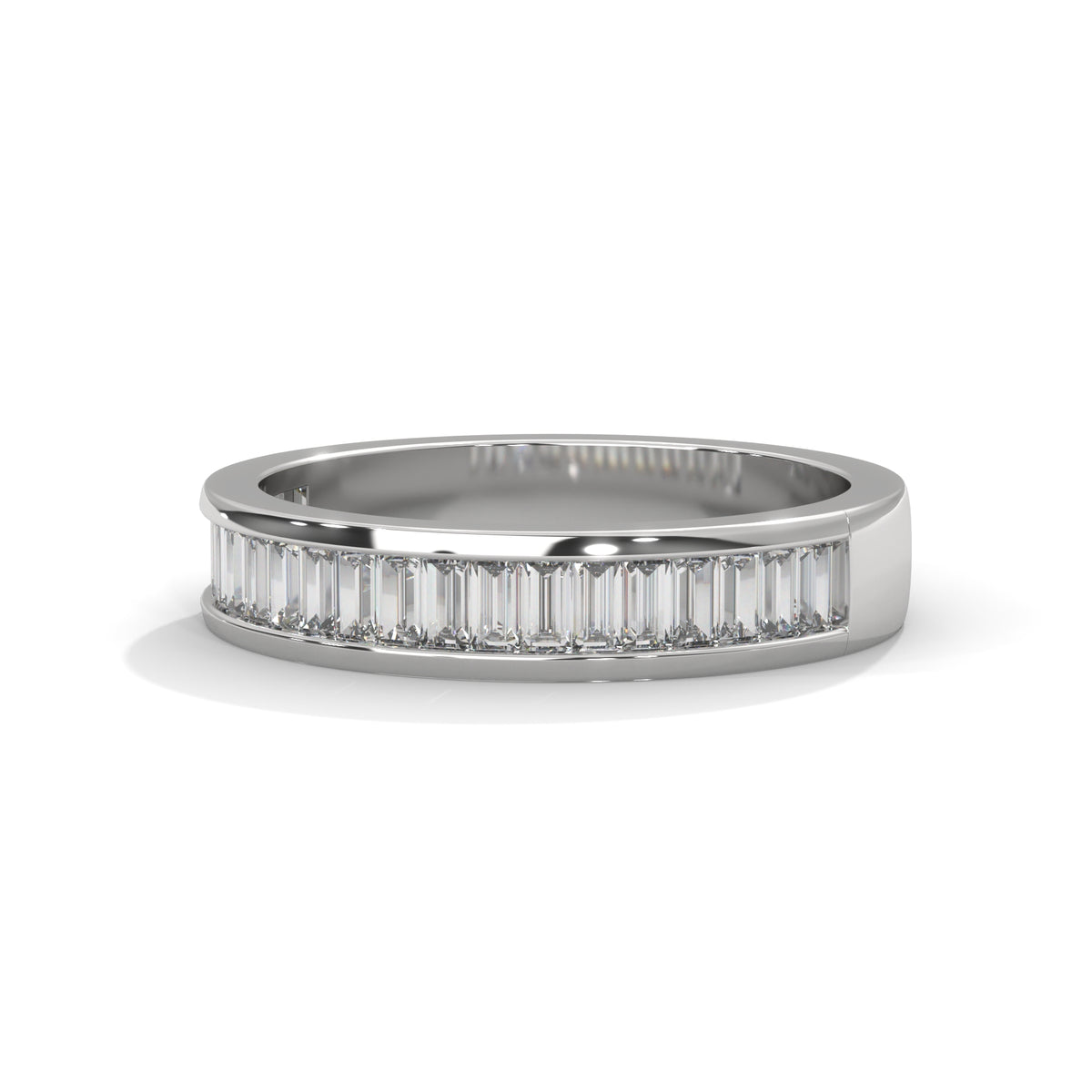 Glacier Channel Baguette Ring