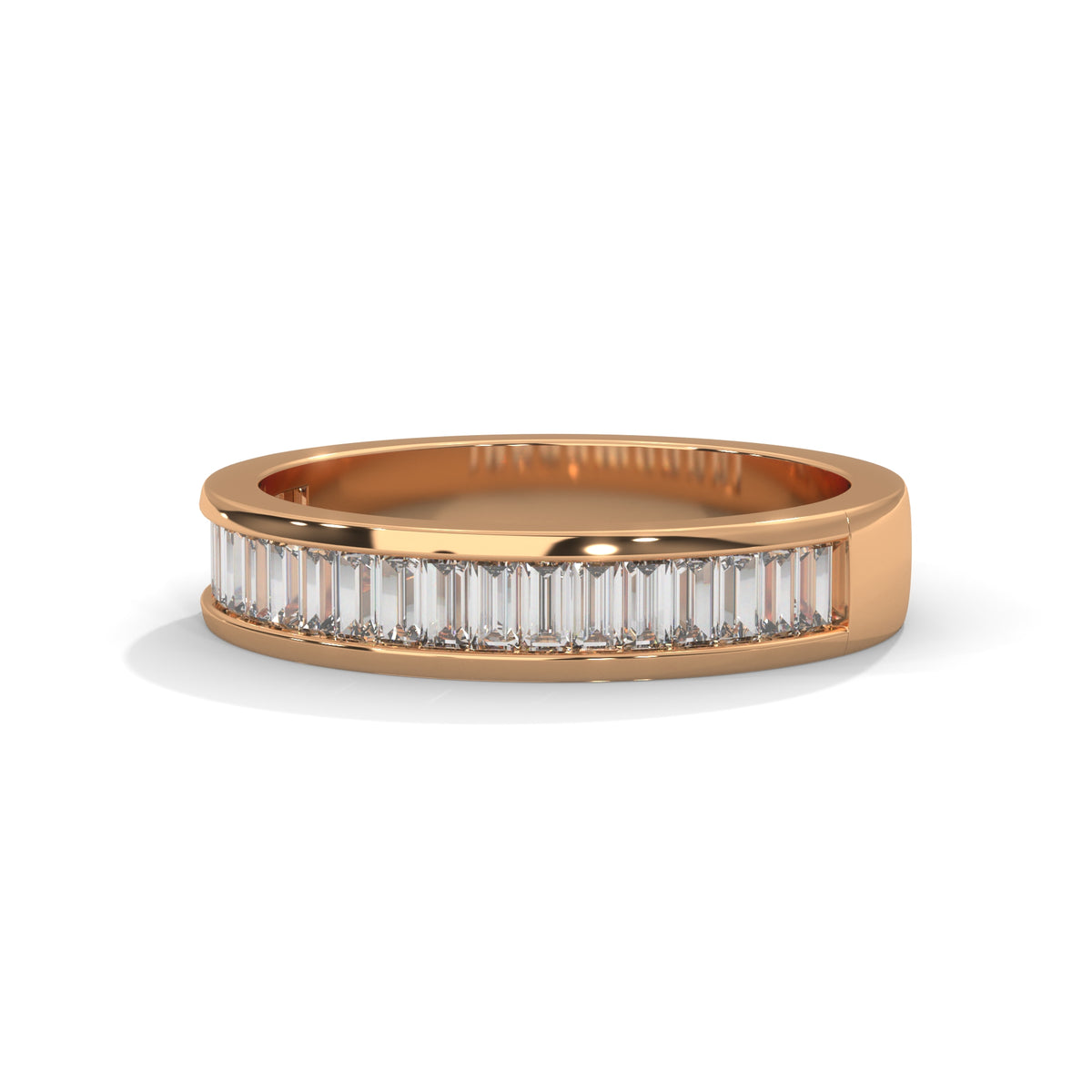 Glacier Channel Baguette Ring