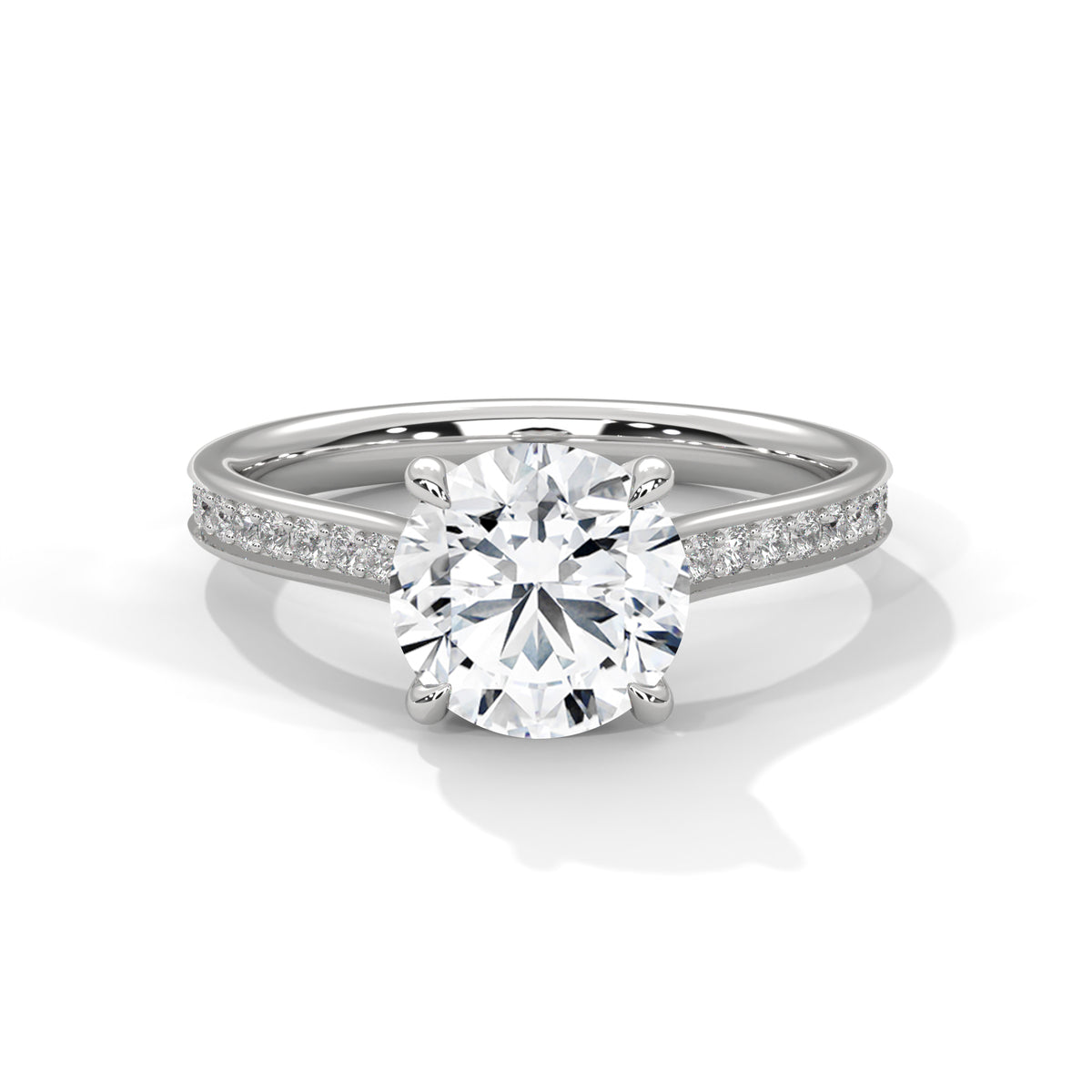 Celestial Crown Solitaire Ring