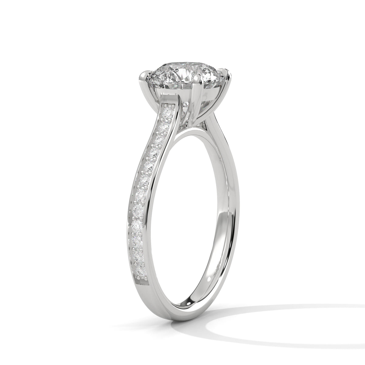 Celestial Crown Solitaire Ring