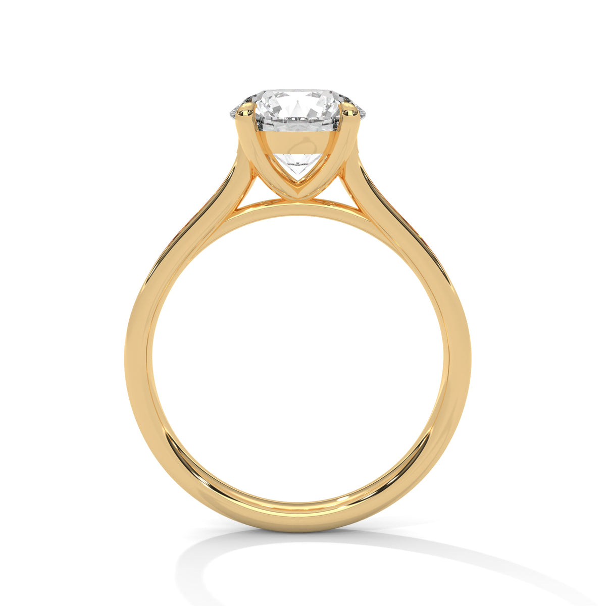 Celestial Crown Solitaire Ring