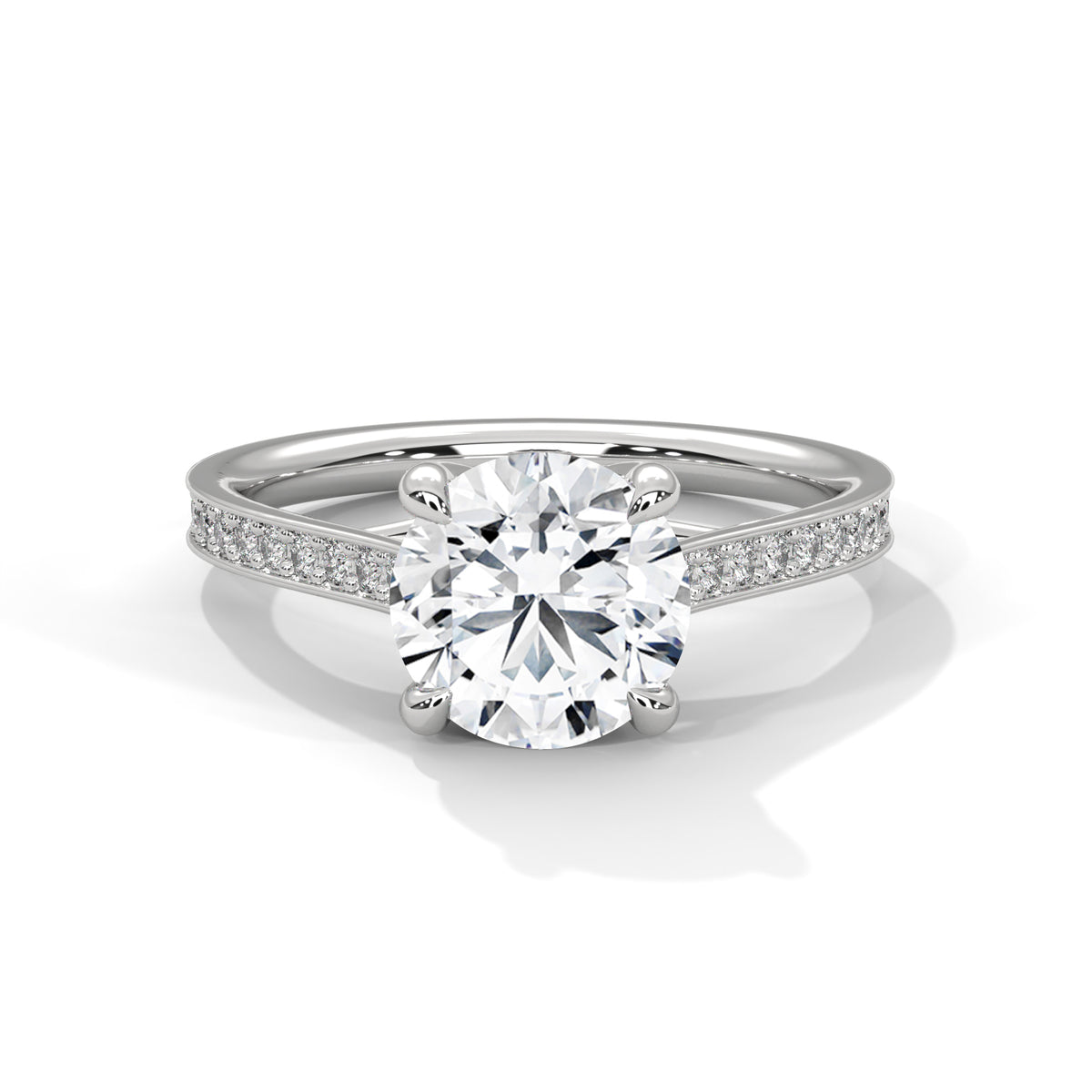 Celestial Crown Solitaire Ring