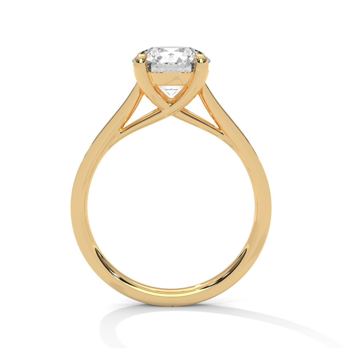 Celestial Crown Solitaire Ring