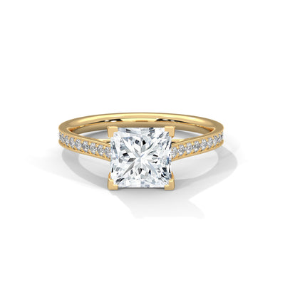 Royal Throne Solitaire Ring — IGI Certified Diamond Jewellery | My Carat India