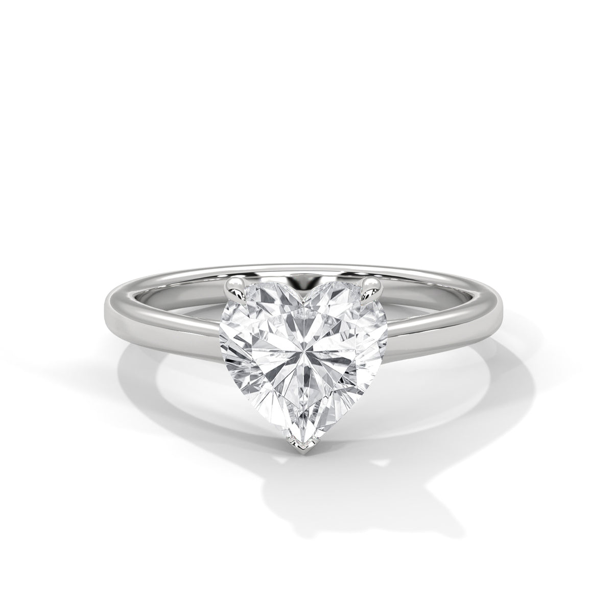Eternal Heart Solitaire Ring