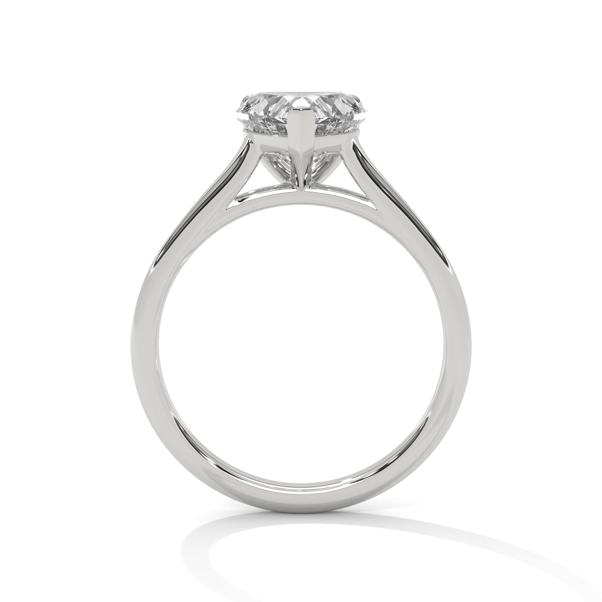 Eternal Heart Solitaire Ring