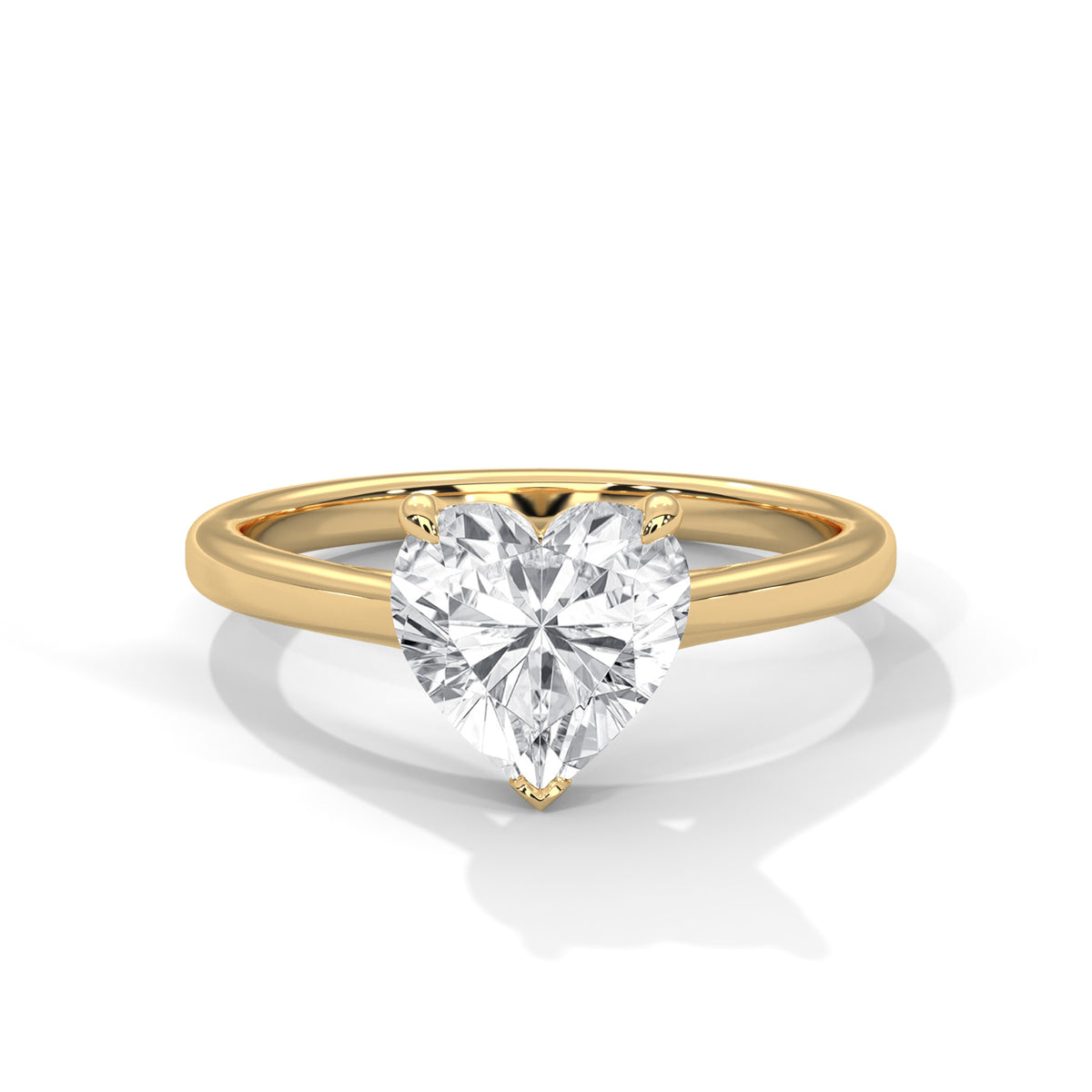 Eternal Heart Solitaire Ring