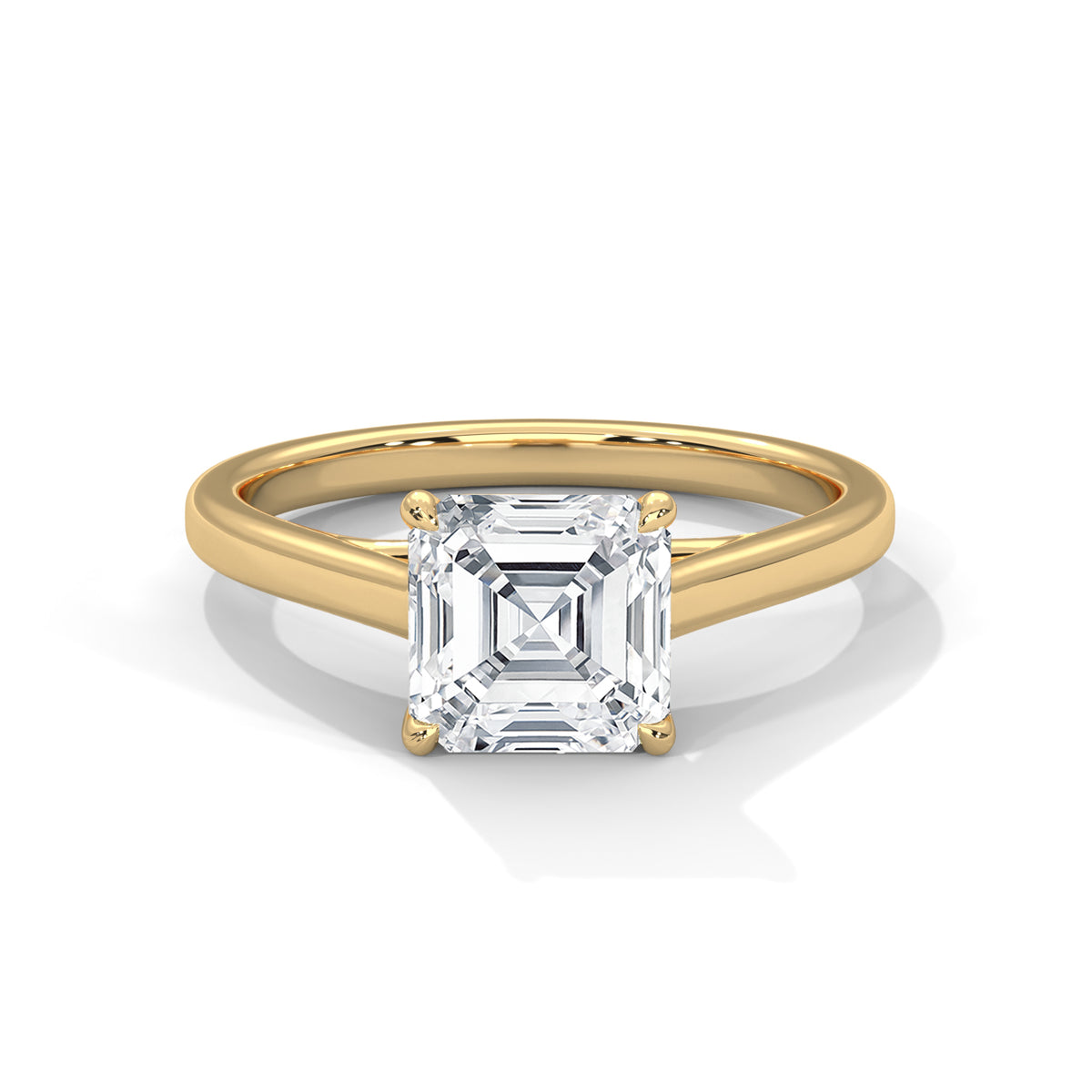 Sovereign Asscher Solitaire Ring