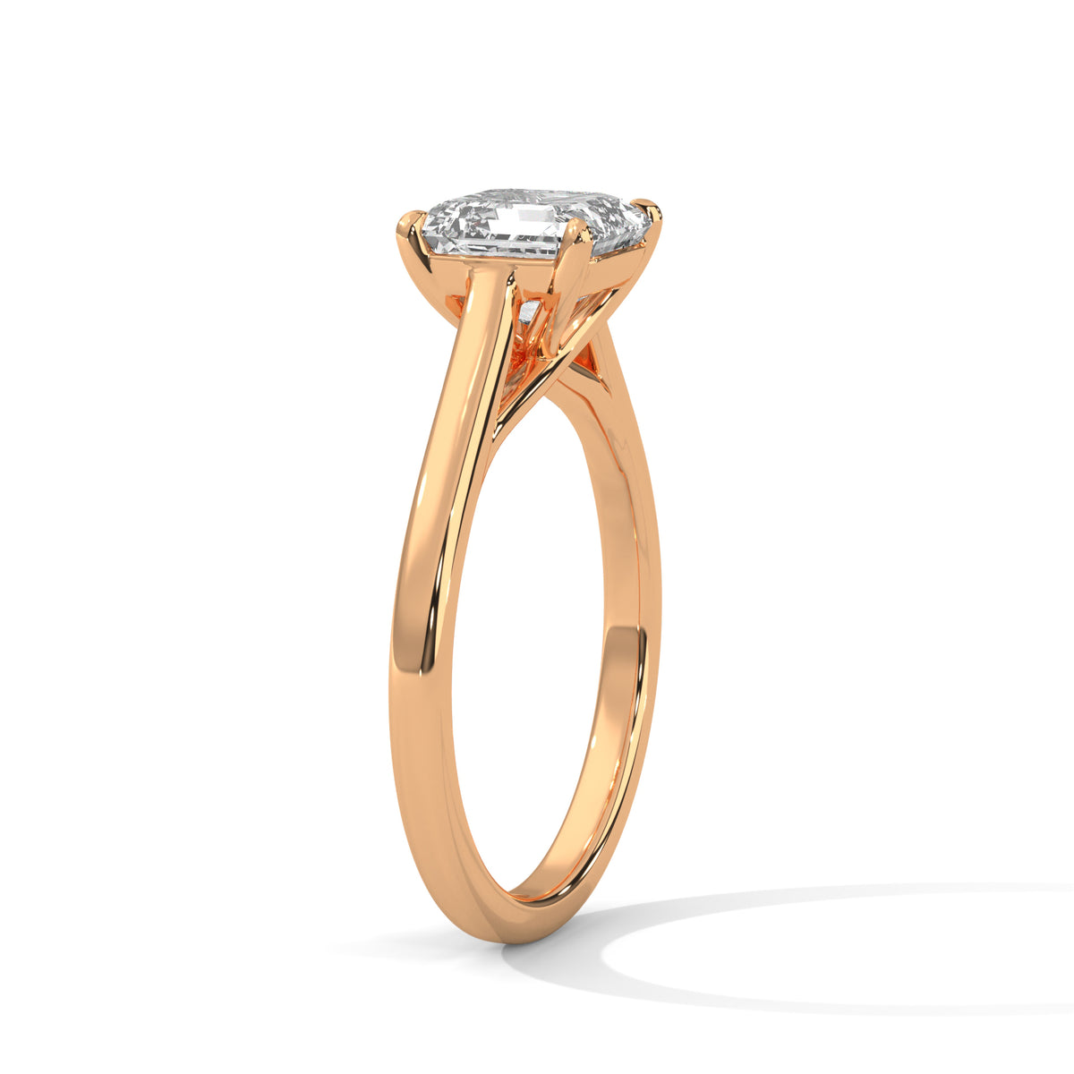Sovereign Asscher Solitaire Ring