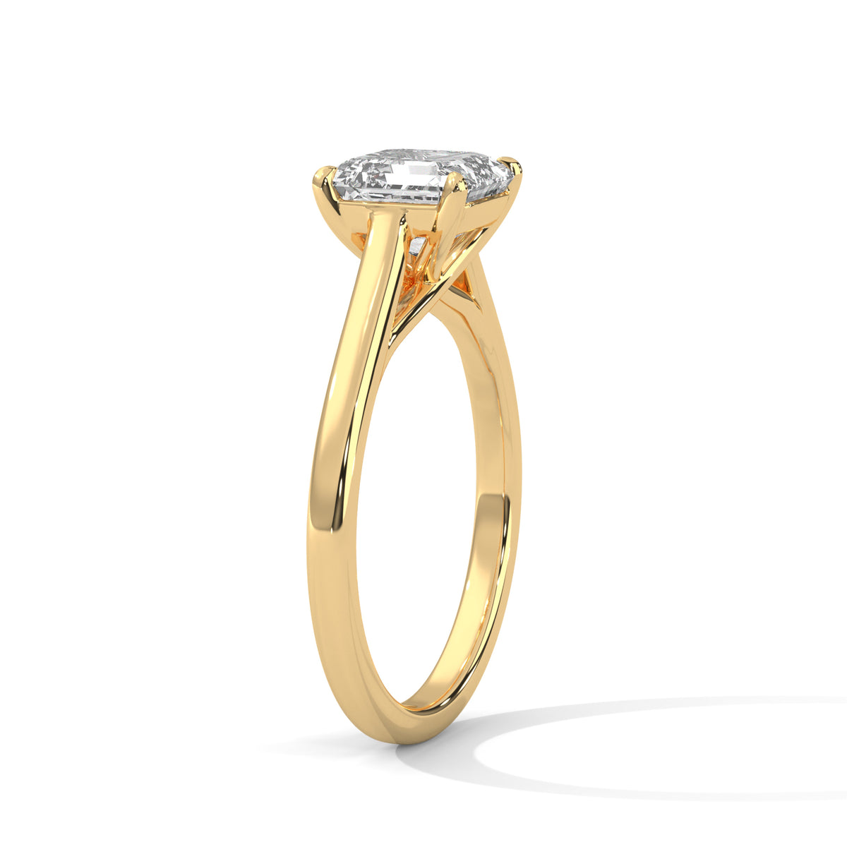 Sovereign Asscher Solitaire Ring