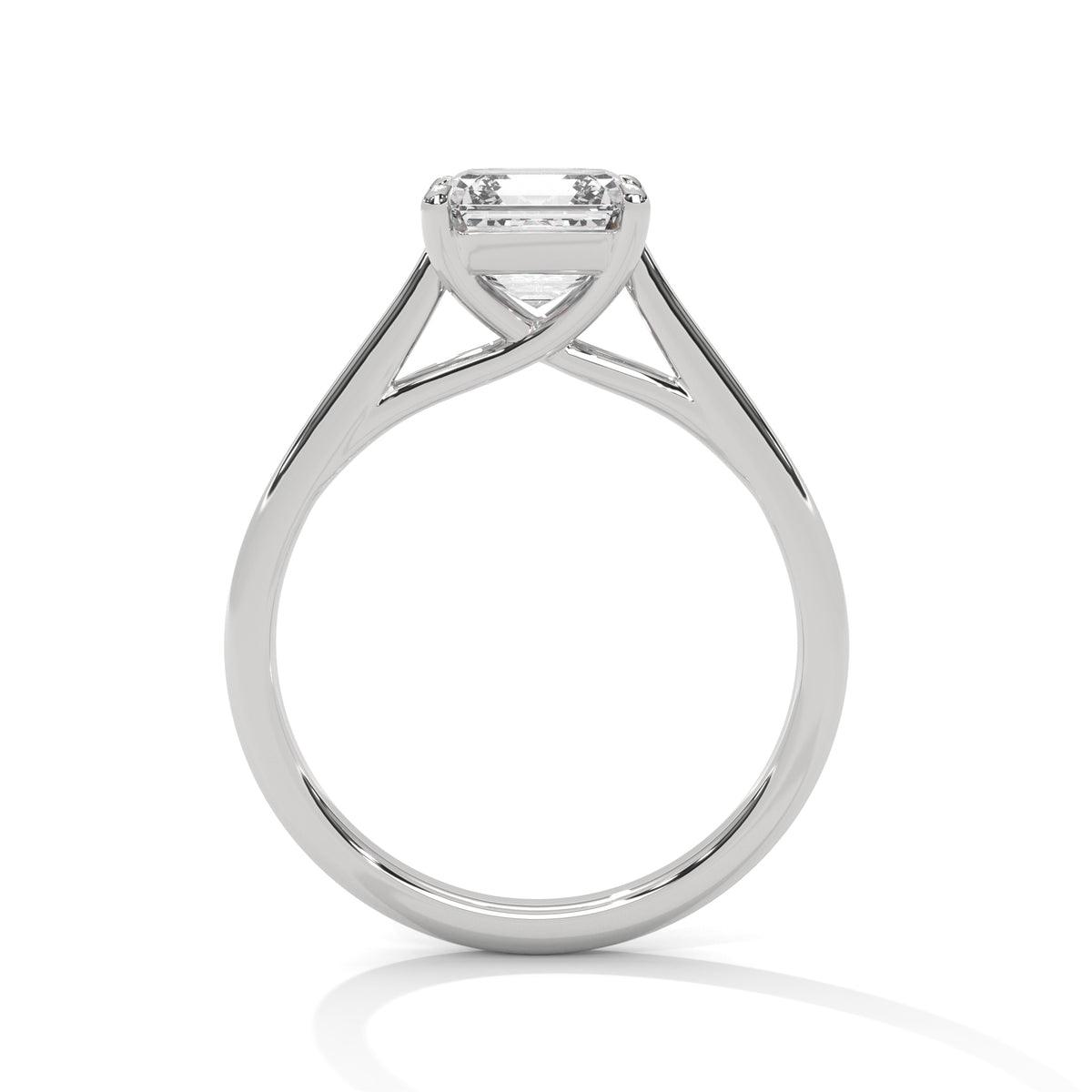 Sovereign Asscher Solitaire Ring
