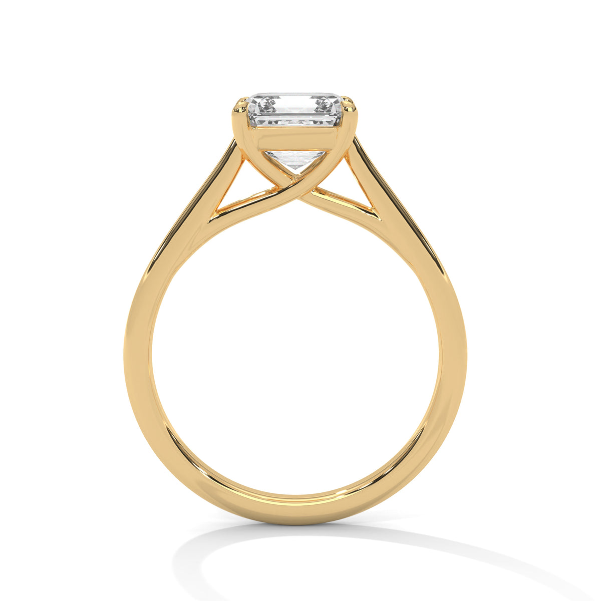 Sovereign Asscher Solitaire Ring