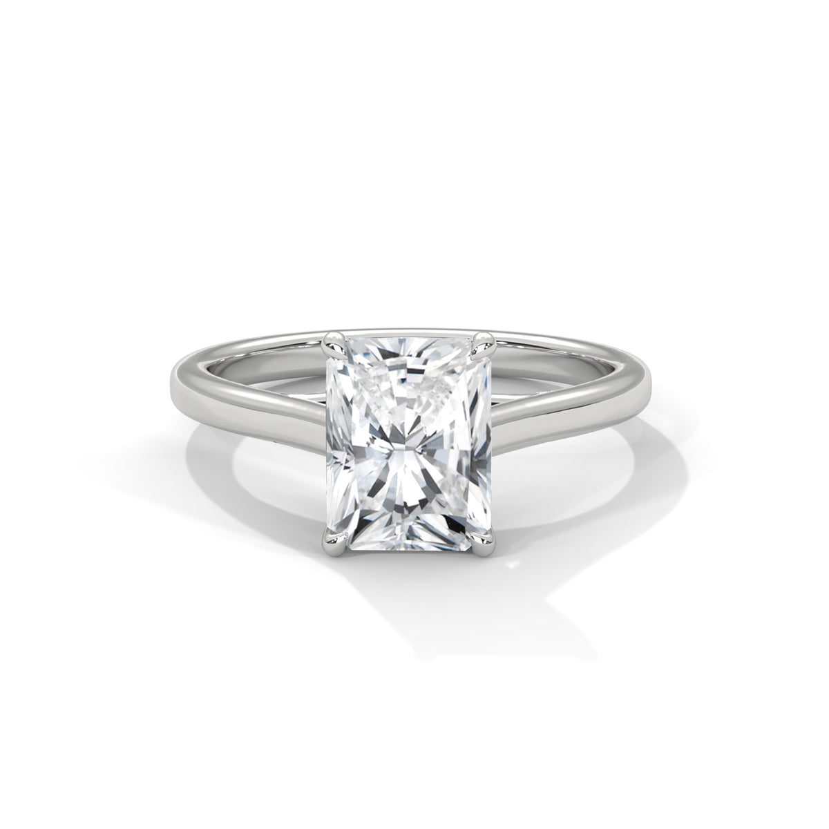 Luminous Radiant Solitaire Ring