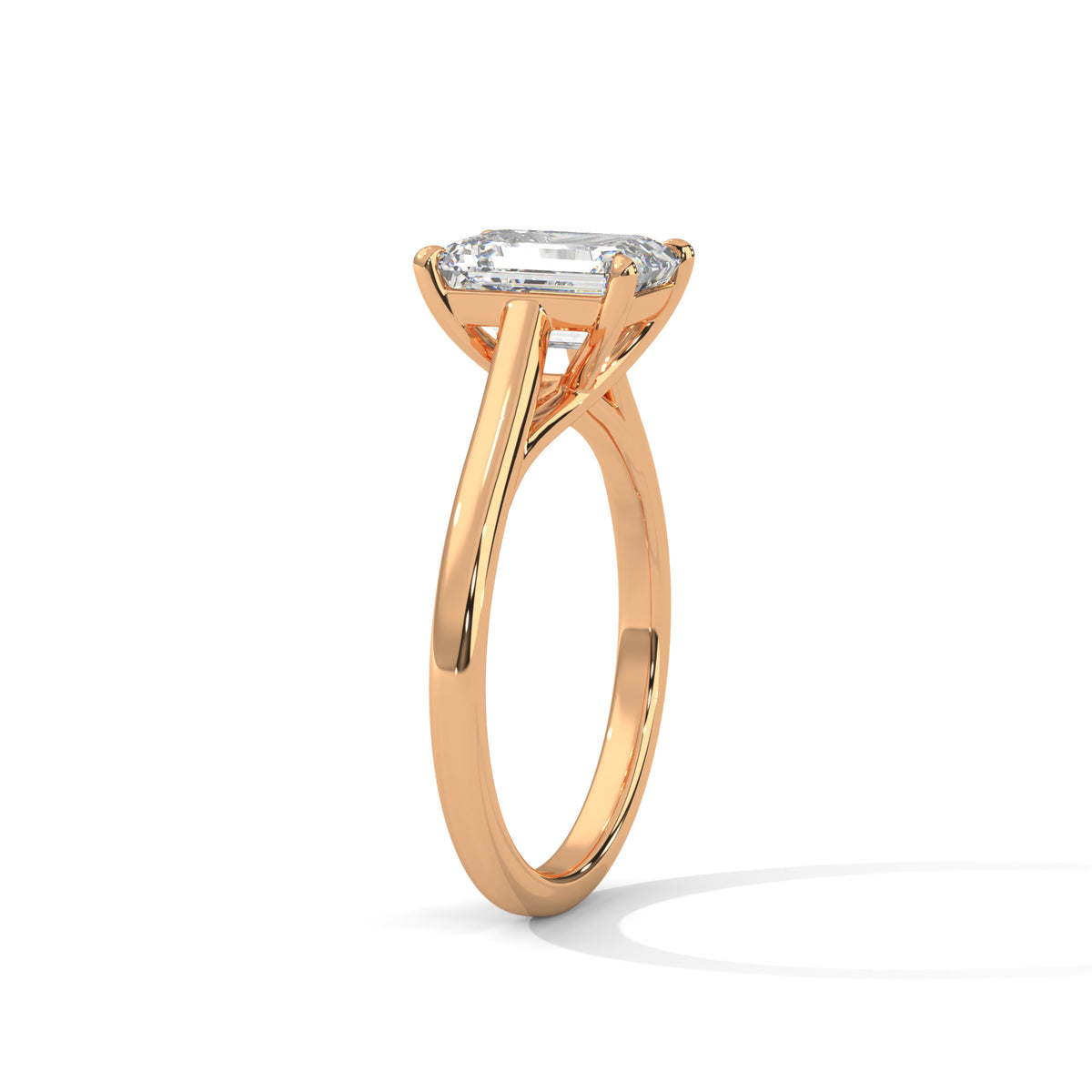 Luminous Radiant Solitaire Ring