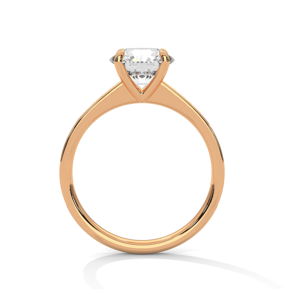 Celestial Crown Solitaire Ring