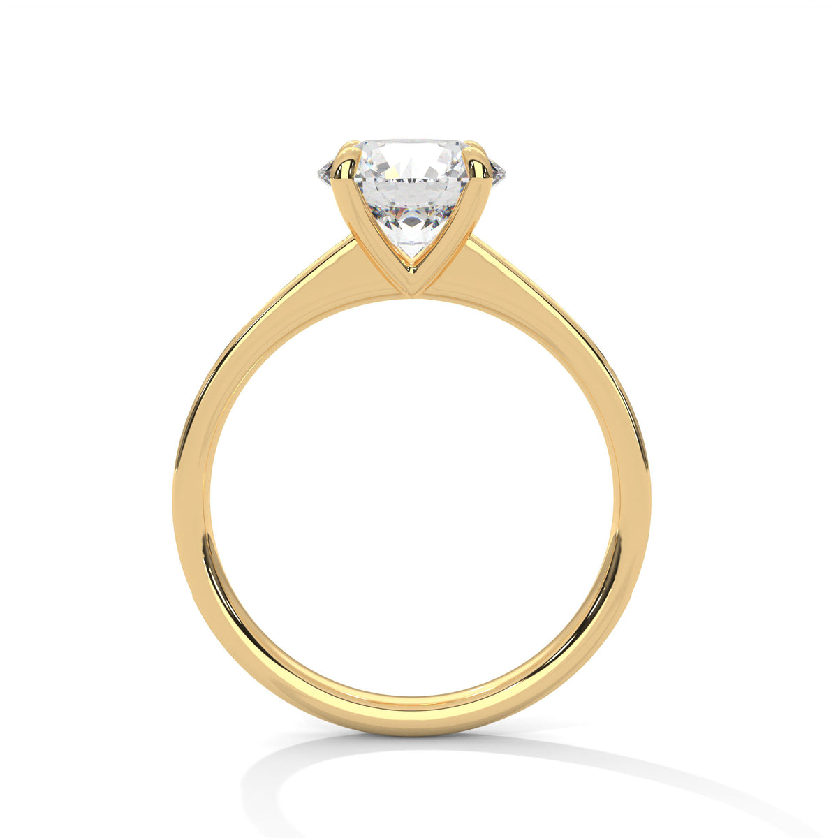 Celestial Crown Solitaire Ring