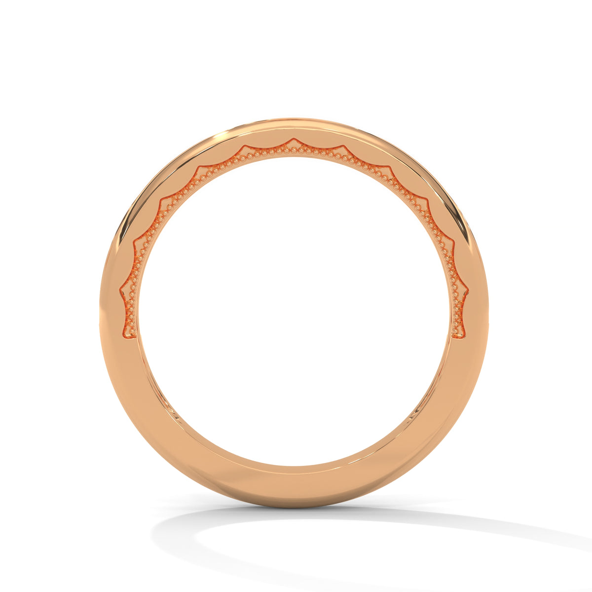 Stellar Wave Diamond Band Ring