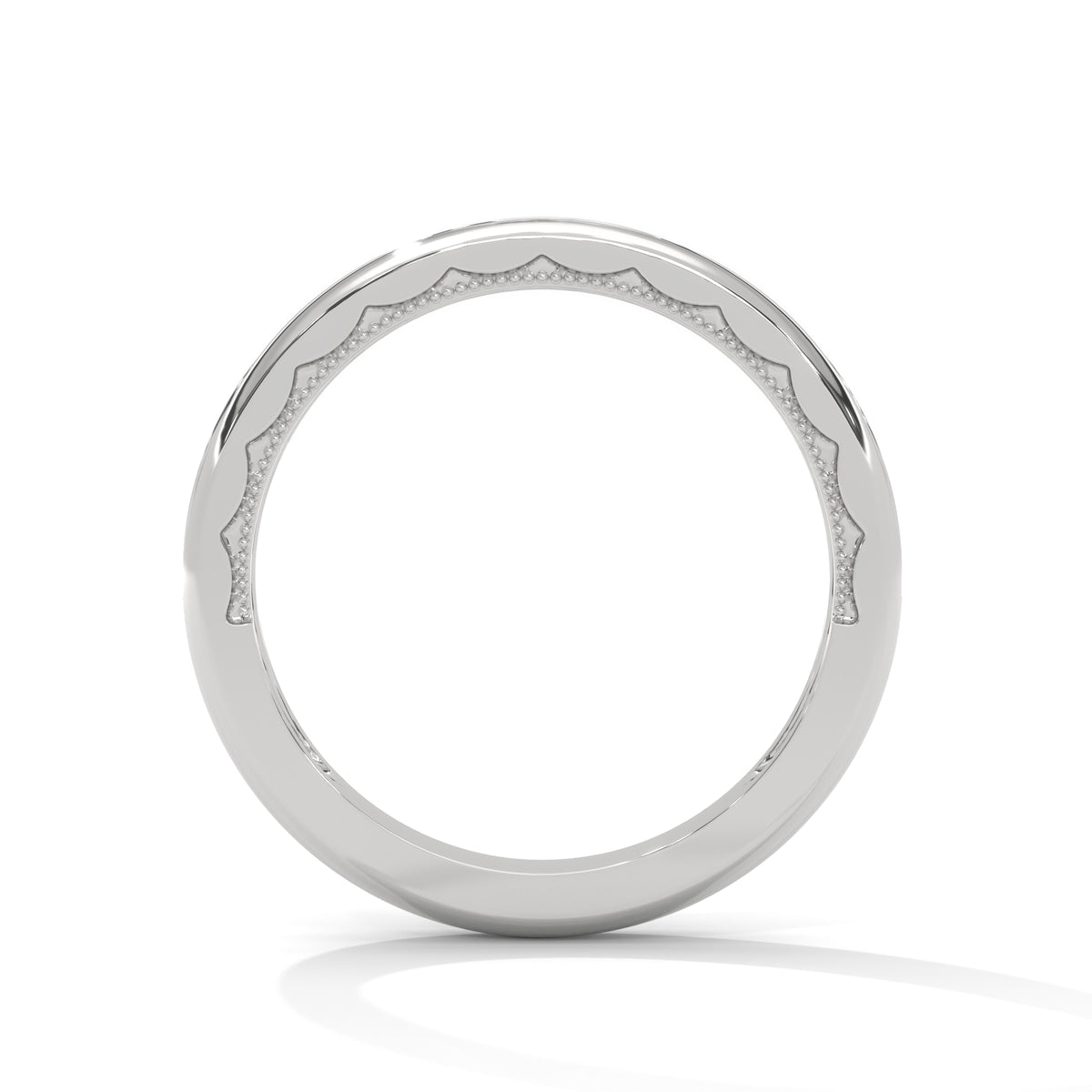 Stellar Wave Diamond Band Ring
