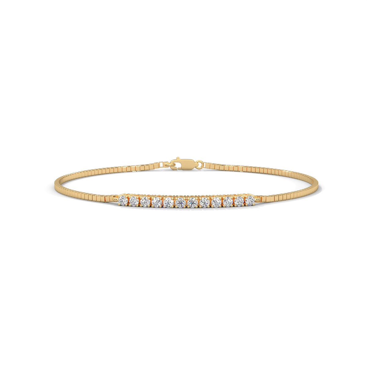 Sparkling Bar Diamond Bracelet