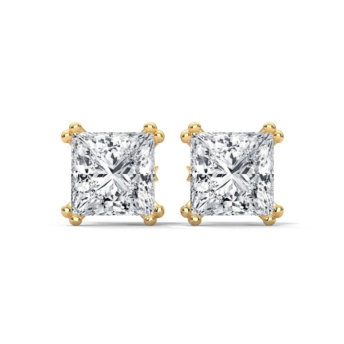 Royal Edge Solitaire Studs
