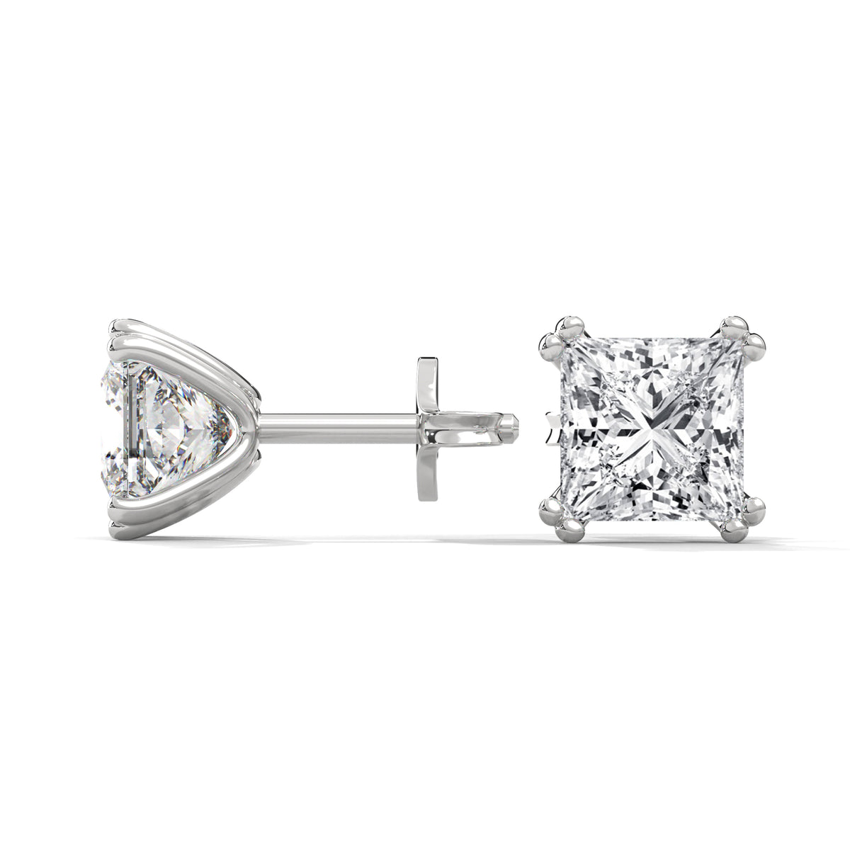 Royal Edge Solitaire Studs