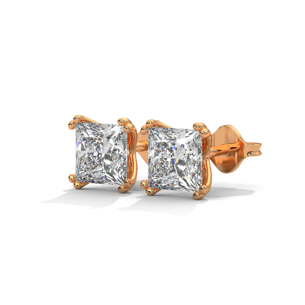 Royal Edge Solitaire Studs