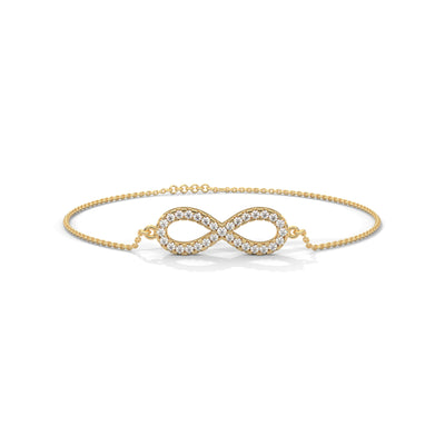Infinite Loop Diamond Bracelet — IGI Certified Diamond Jewellery | My Carat India