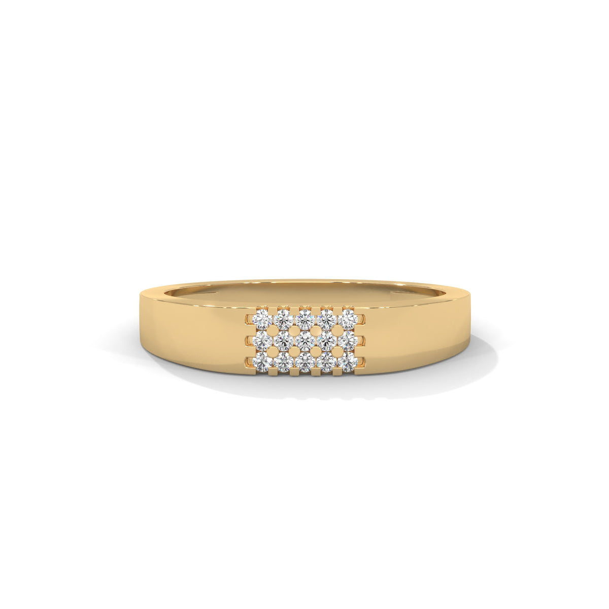Grid Constellation Band Ring