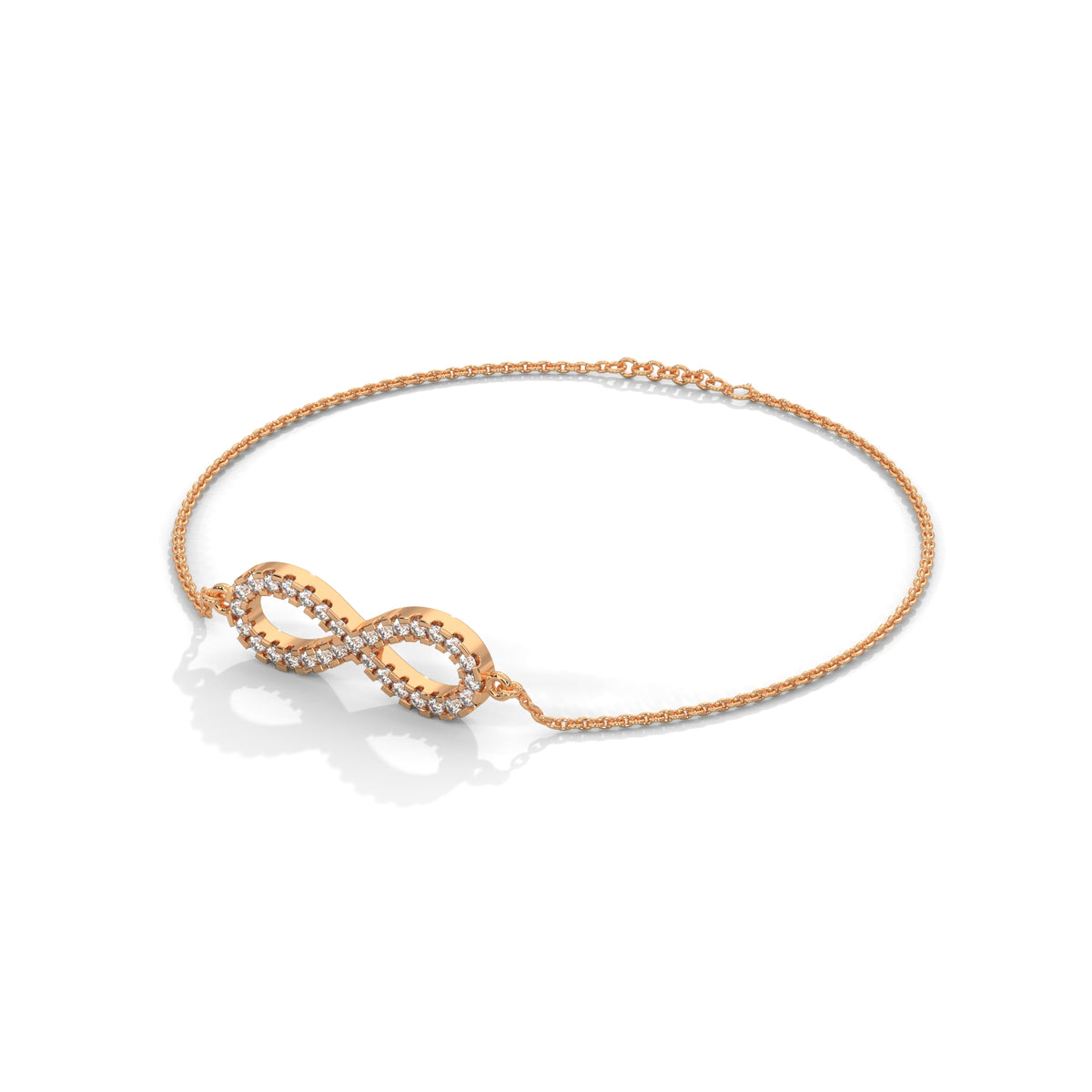 Infinite Loop Diamond Bracelet
