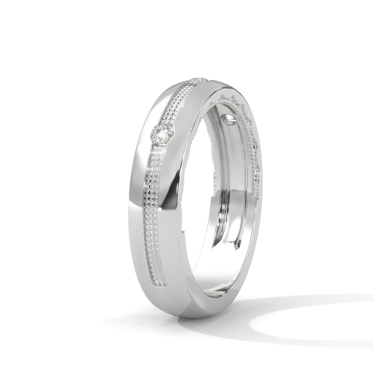Milgrain Constellation Band Ring