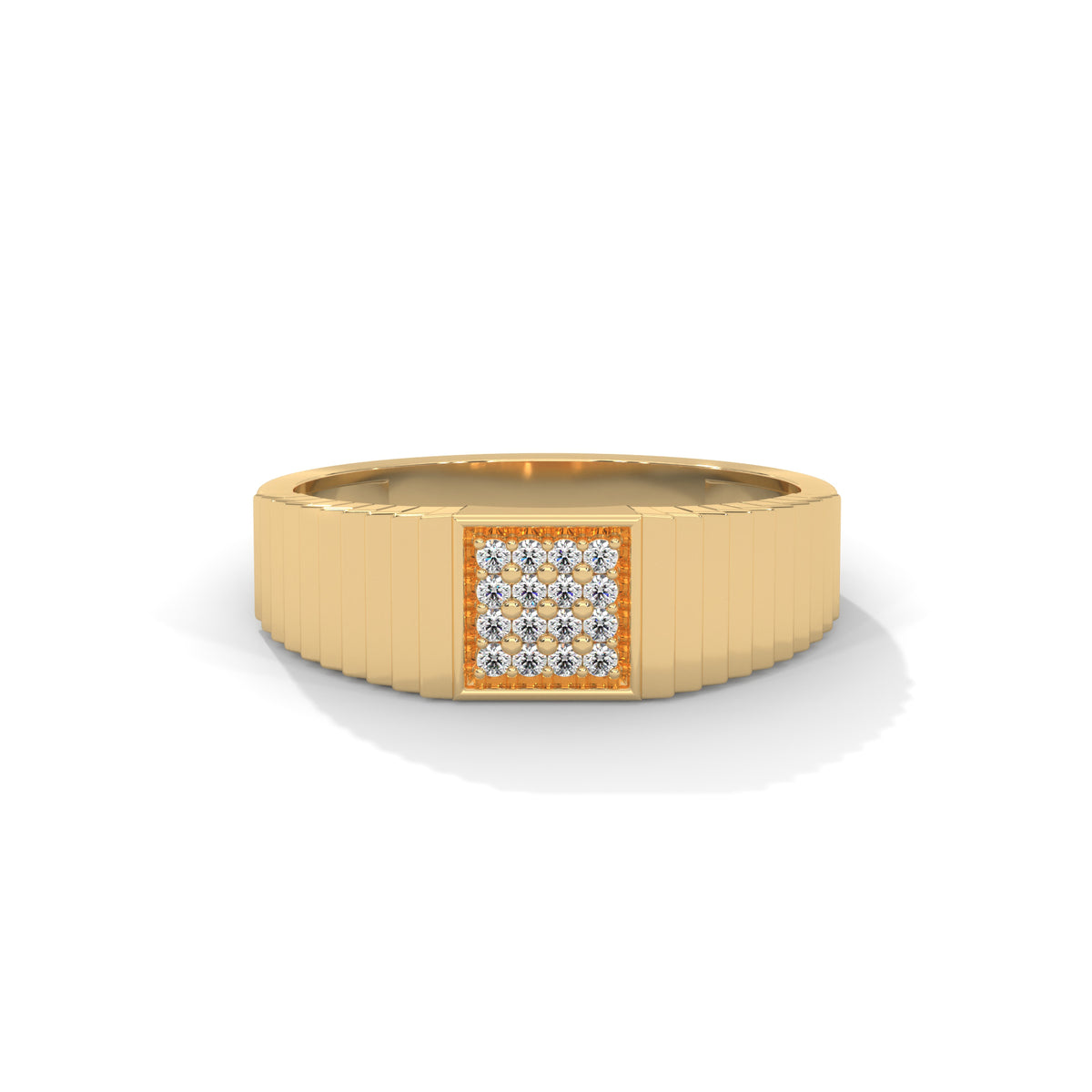 Ridged Square Cluster Ring