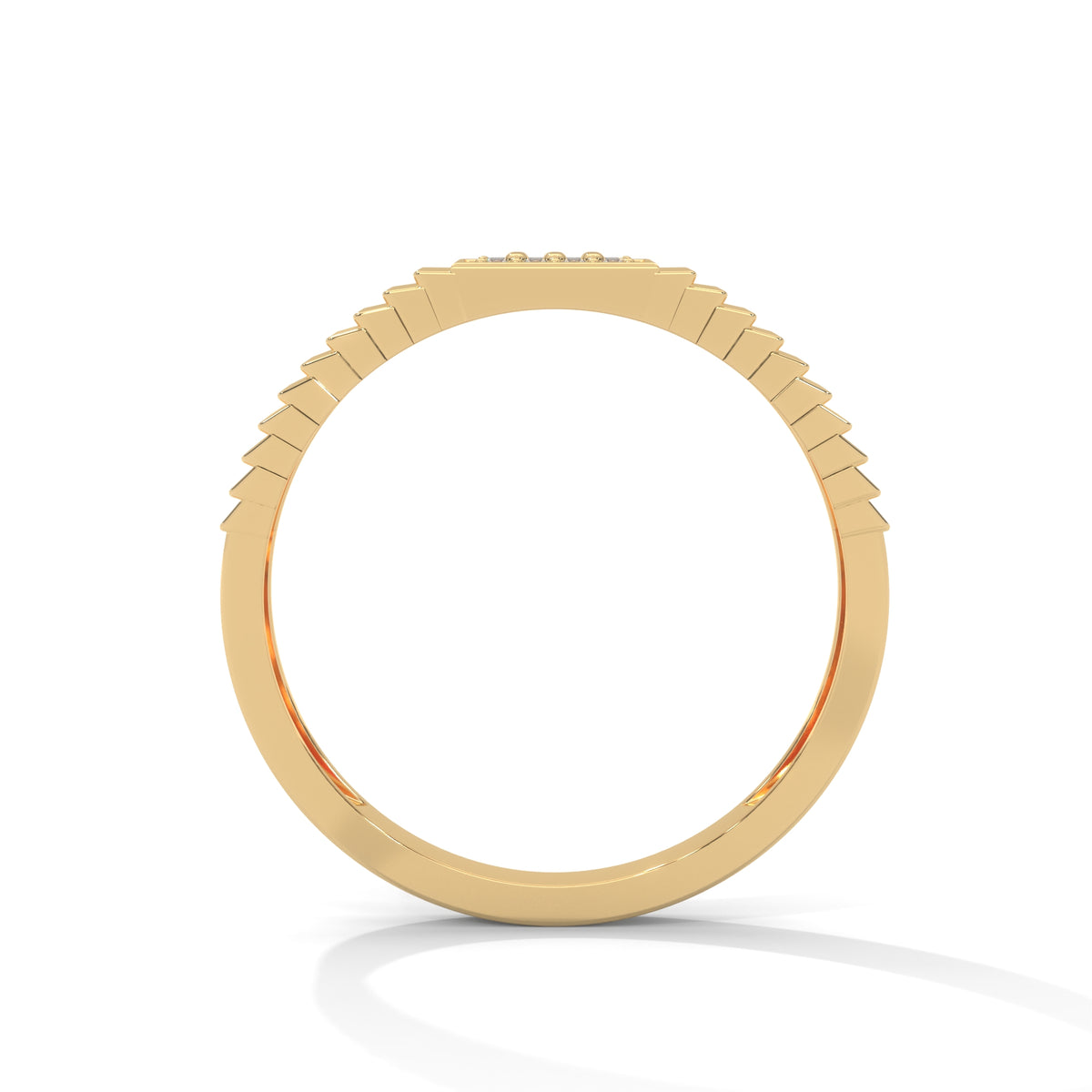Ridged Square Cluster Ring