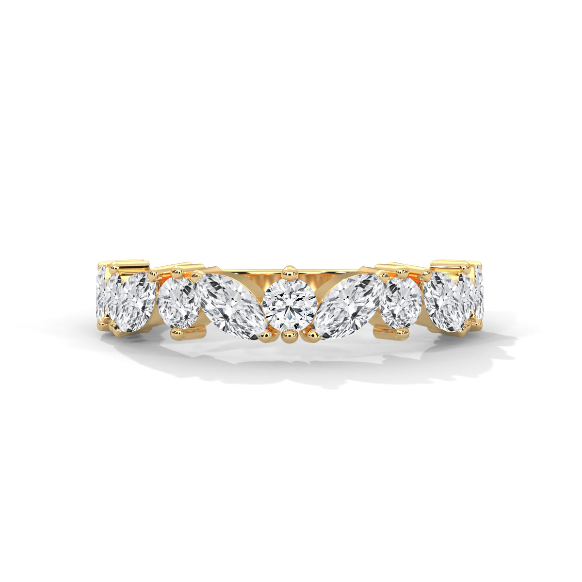 Marquise Drift Band Ring