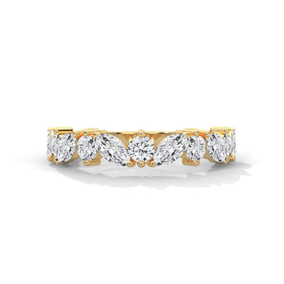 Marquise Drift Band Ring — IGI Certified Diamond Jewellery | My Carat India