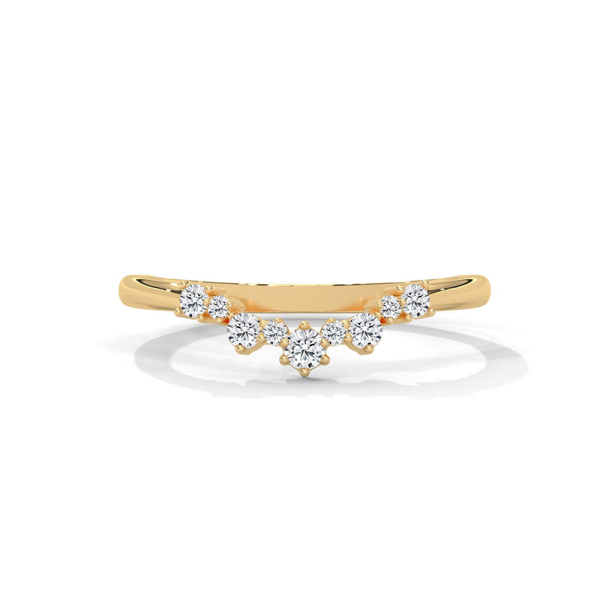 Cascading Stardust Diamond Ring