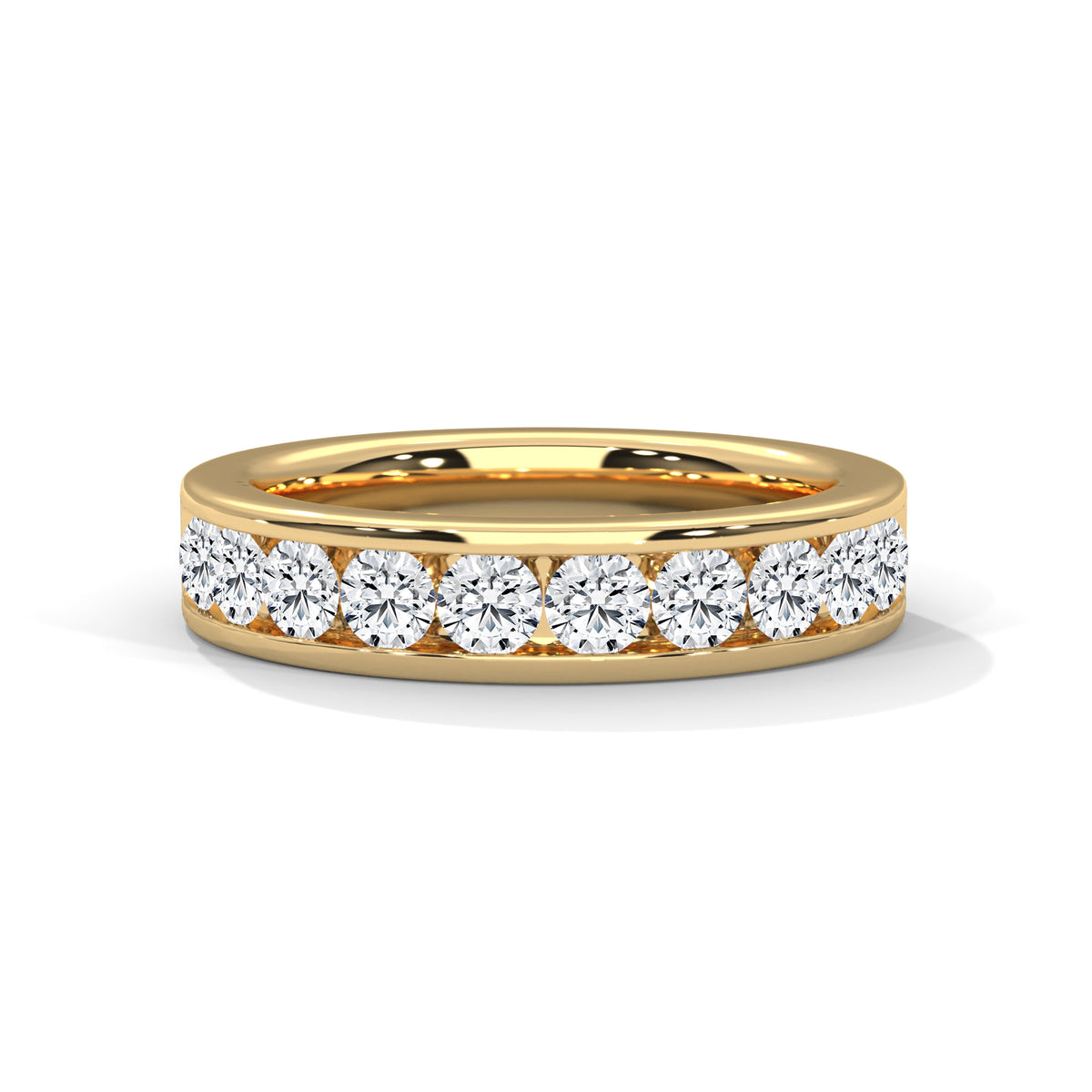 Luminous Channel Band Ring