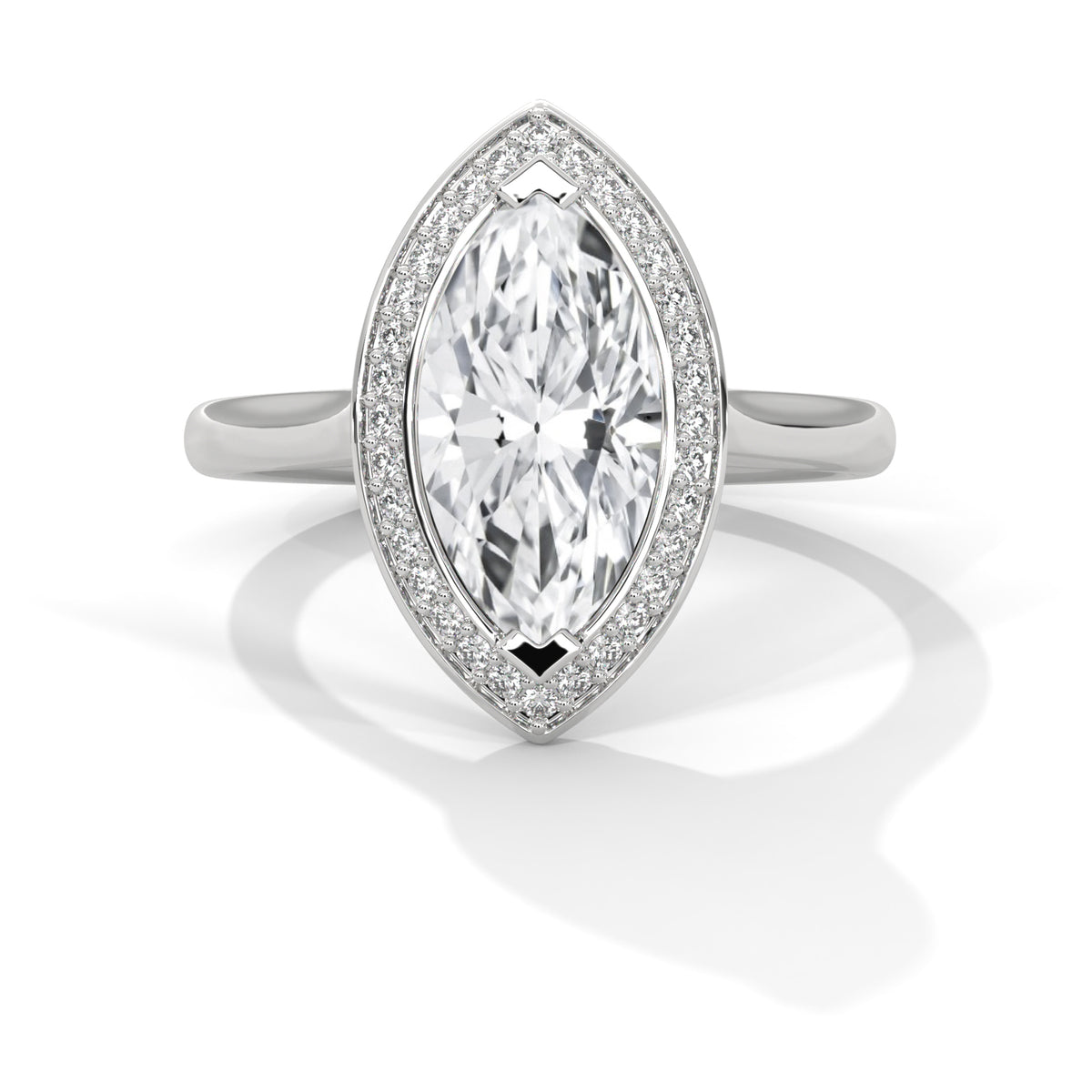 Celestial Eye Halo Ring