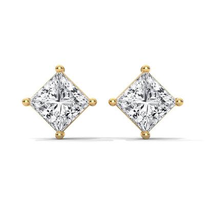 Royal Point Solitaire Stud Earrings — IGI Certified Diamond Jewellery | My Carat India
