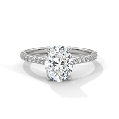 Luminous Oval Solitaire Ring — IGI Certified Diamond Jewellery | My Carat India