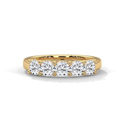 Five Star Arc Ring — IGI Certified Diamond Jewellery | My Carat India