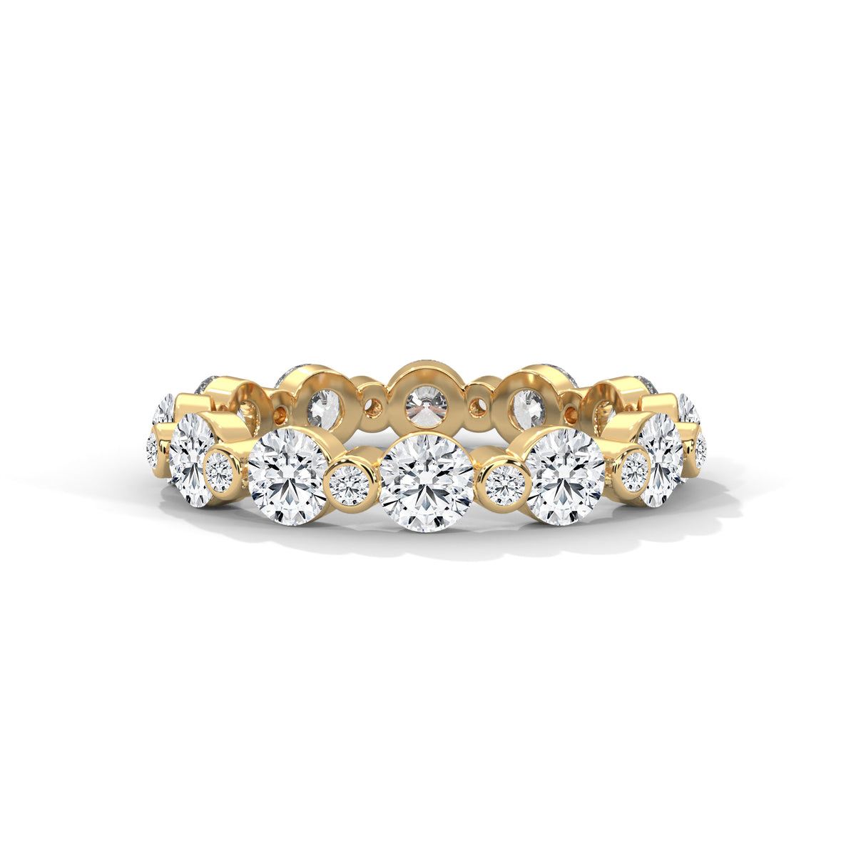 Bubble Bezel Eternity Ring