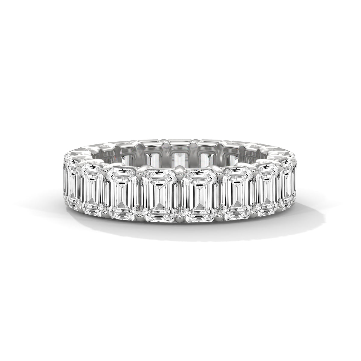 Endless Emerald Eternity Ring