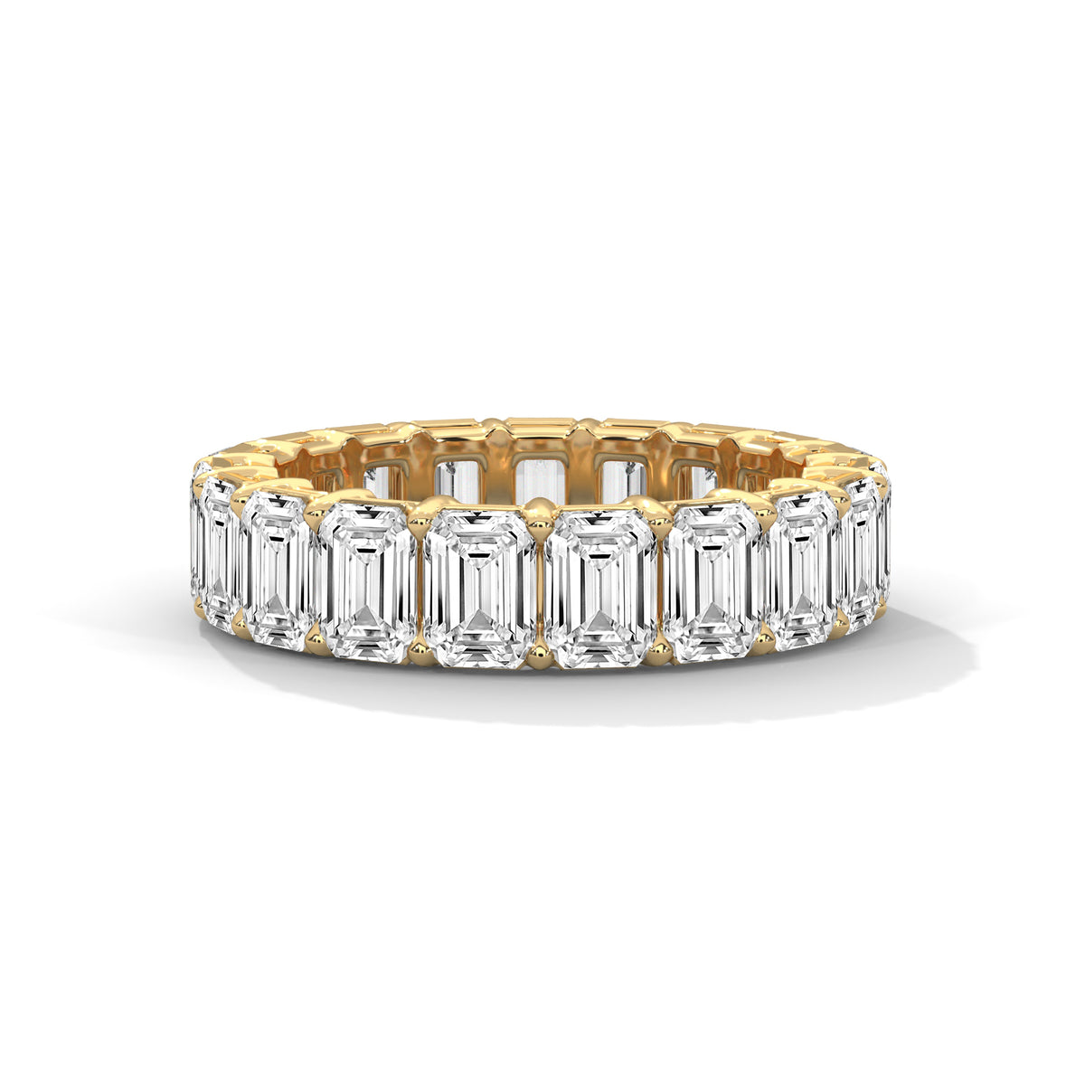 Endless Emerald Eternity Ring