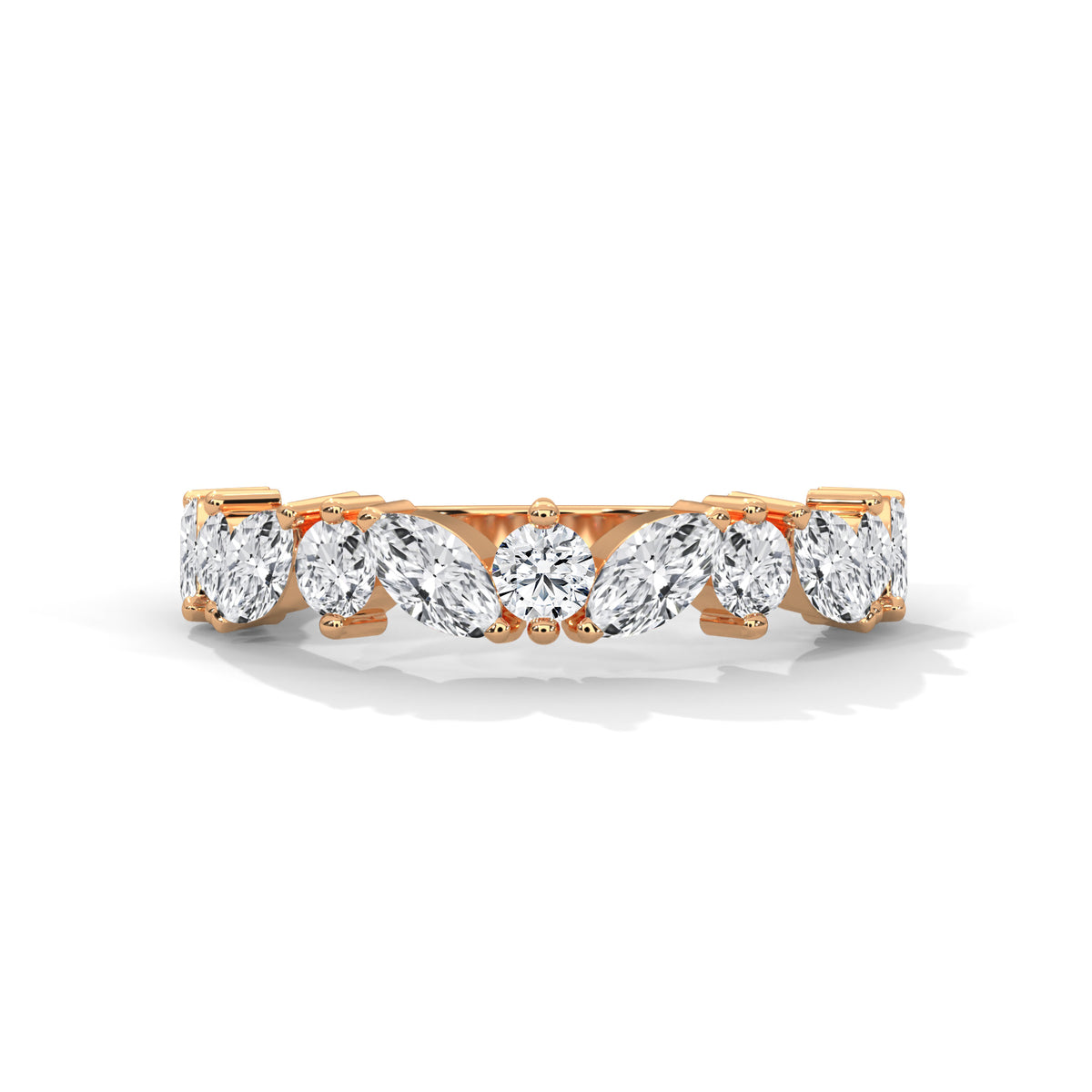 Marquise Drift Band Ring