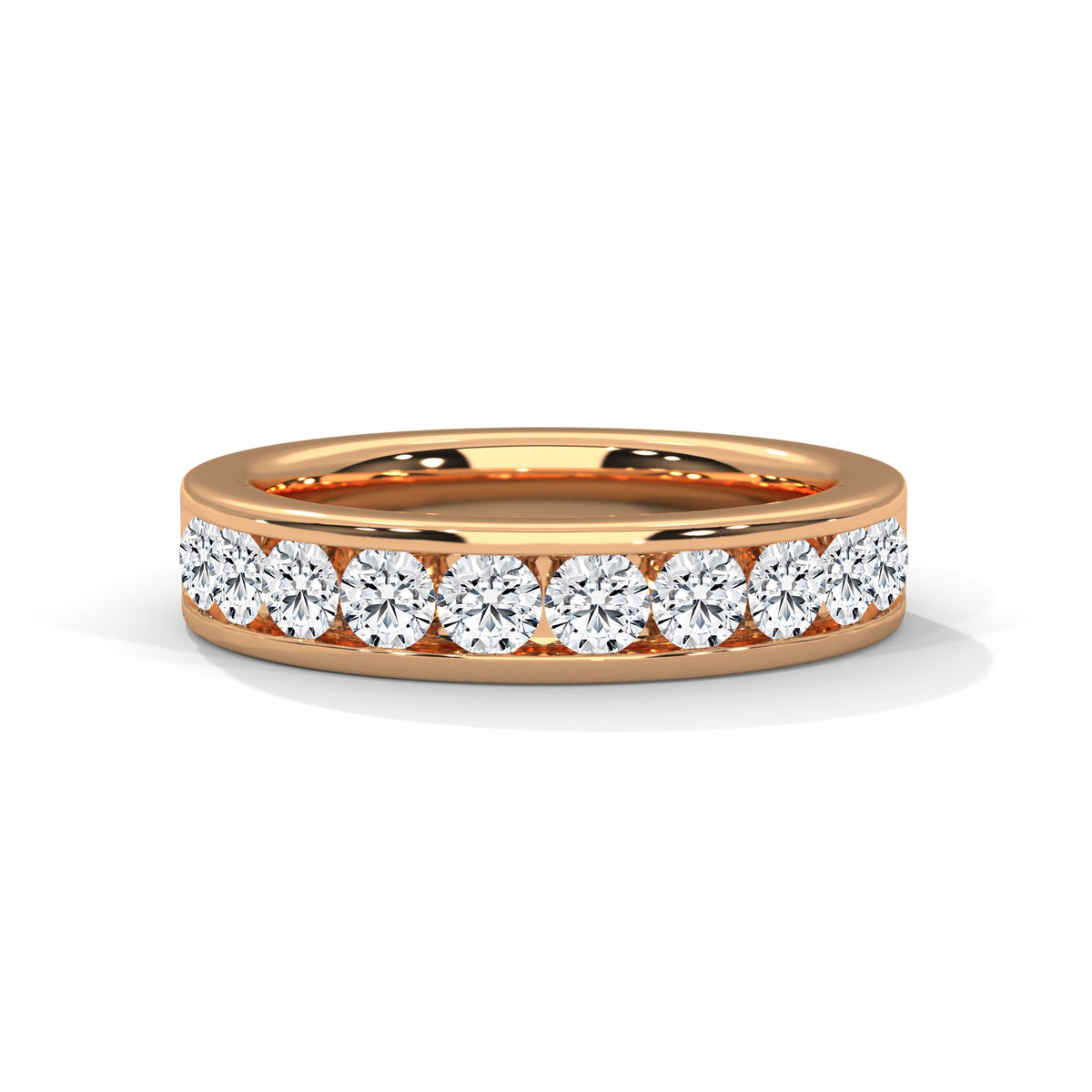 Luminous Channel Band Ring