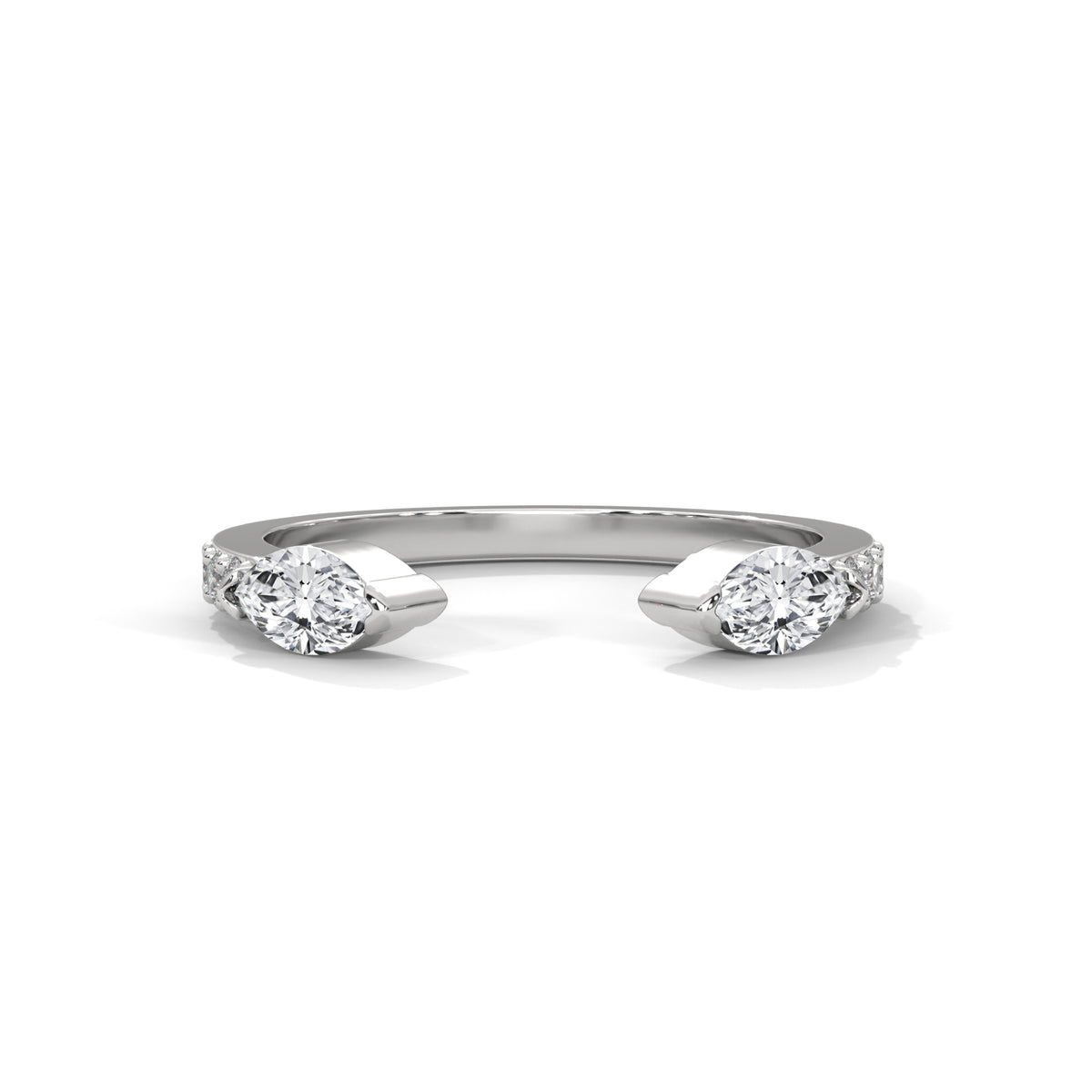 Twin Wings Open Ring
