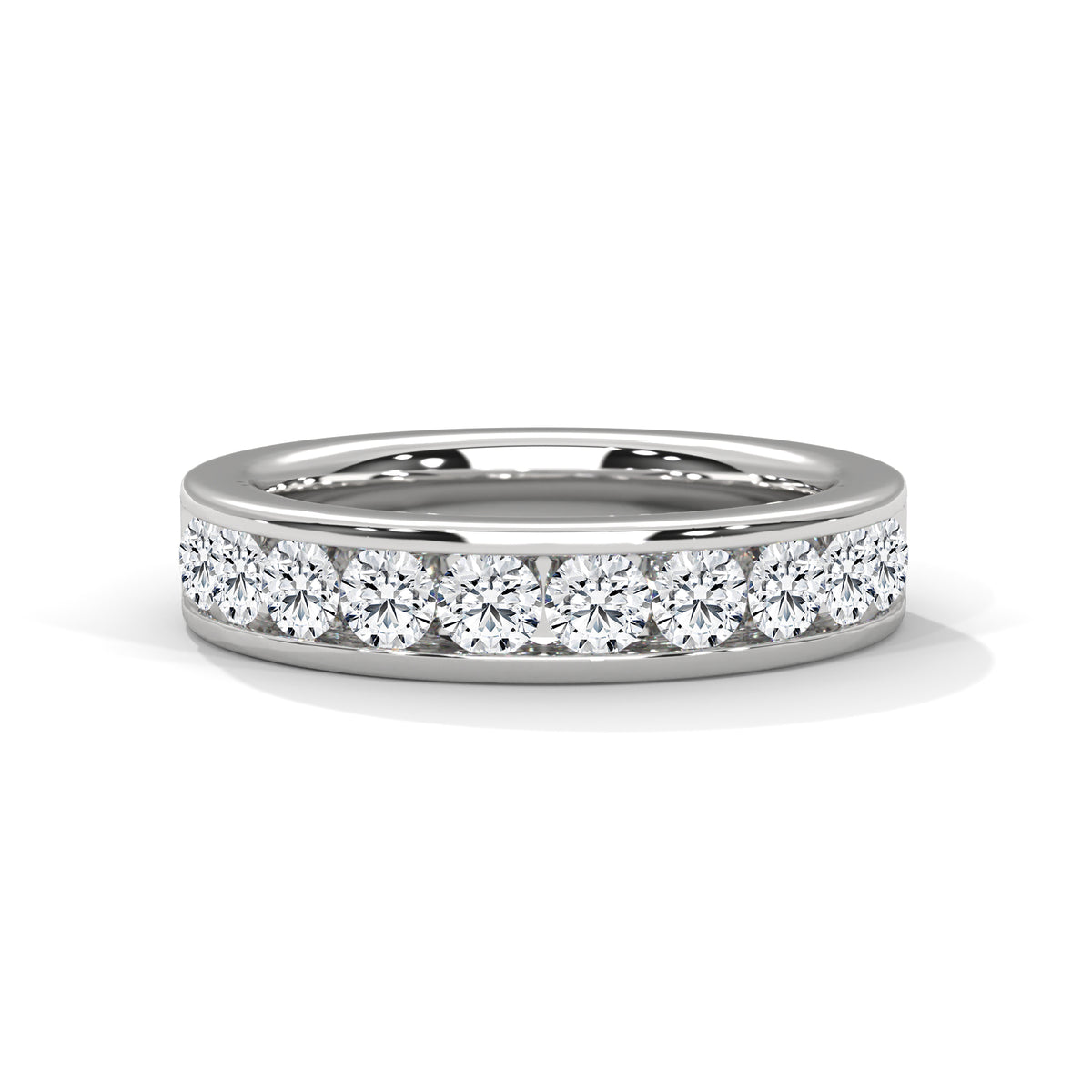 Luminous Channel Band Ring